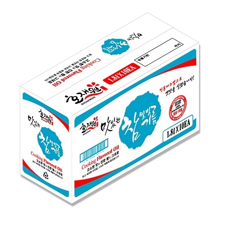 (박스) 맛있는 참웰빙기름 1.8리터*10병